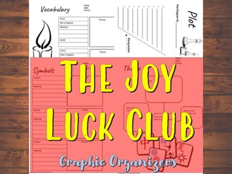 Joy Luck Club Graphic Organizers | Teaching Resources