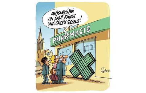 Le Dessin De Chaunu Les Pharmacies En Gr Ve Angers Maville