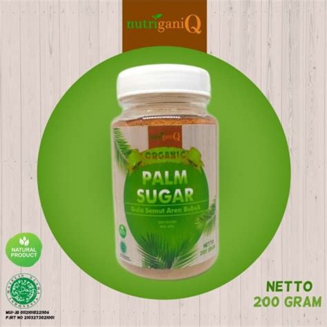 Jual GULA AREN BUBUK GULA SEMUT MURNI ASLI ORGANIK PALM SUGAR 200 GRAM