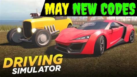 May Roblox Driving Simulator Codes 2023 Codes For Driving