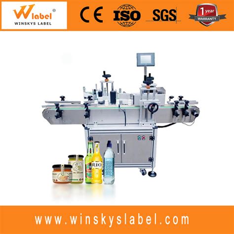 Professional Automatic Label Sticker Pasting Machine For Glass Beer