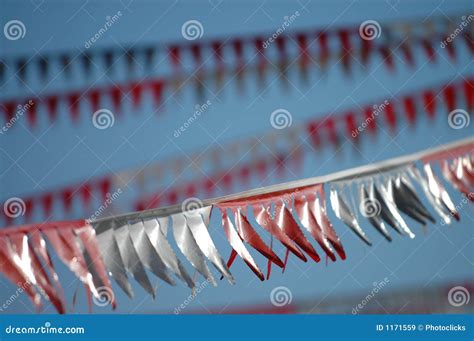 Flag streamers stock image. Image of carnival, fair, wave - 1171559