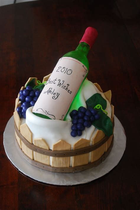 Wine Bottle Cake For Wine Lovers