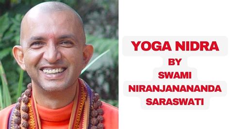 💜 Yoga Nidra By Swami Niranjanananda Saraswati Beginners Youtube