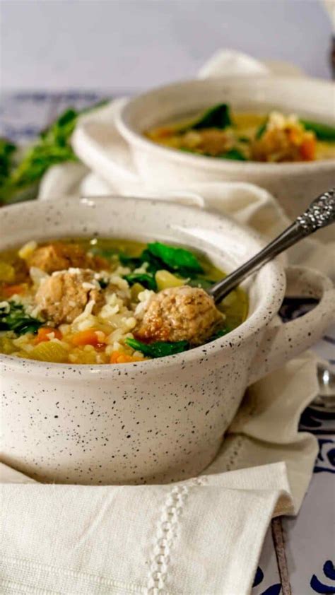 Instant Pot Italian Wedding Soup Mama Needs Cake