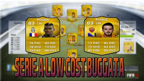 Fifa Serie A Buggata Low Cost Squad Builder Youtube