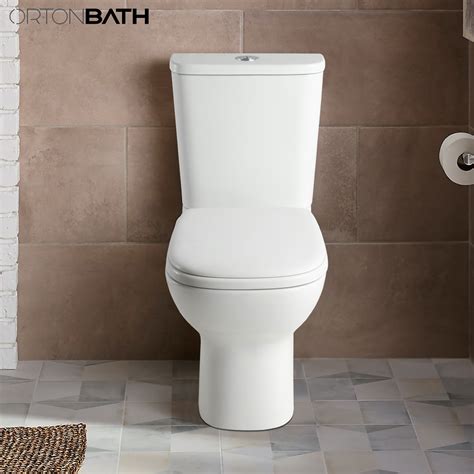 Ortonbath Dual Flush Two Piece Wc Toilet Fully Back To Wall Toilet With