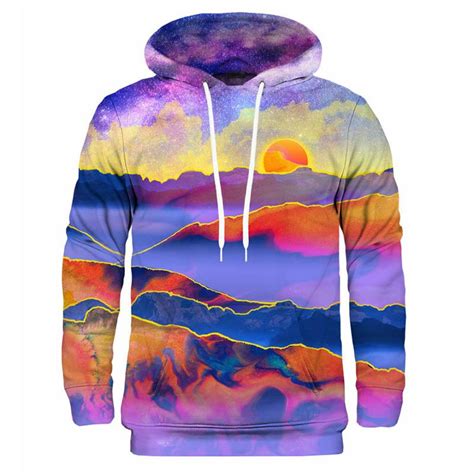 Trippy Sunrise Hoodies Pamhut