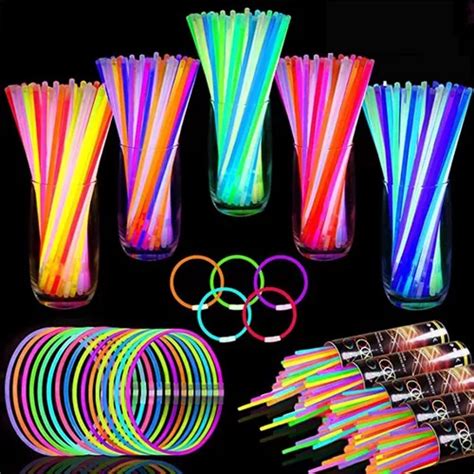 Brazalete Pulsera Glowstick Ne N Pack X Fiesta Hora Loca Mercadolibre