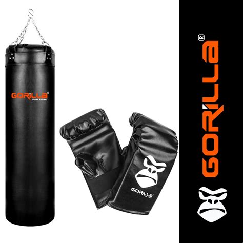 Gorilla Kit Treino Profissional MMA Boxe Muay Thai Bater Box Luta Artes