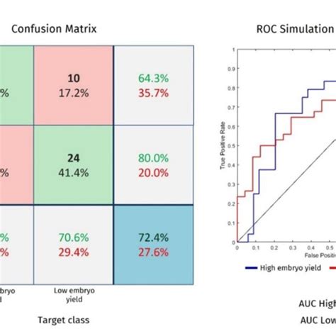 FIGURE Confusion matrix and ROC curve for architecture e when applying... | Download Scientific ...