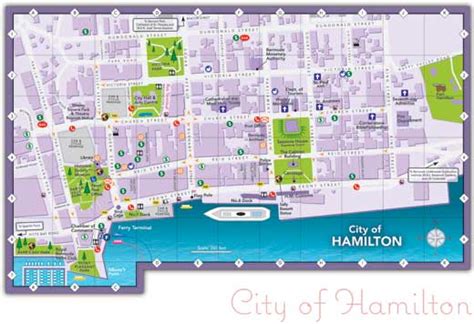 Hamilton Map - Bermuda