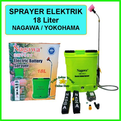 Tangki Sprayer Elektrik NAGAWA Yokohama 18 Liter Alat Semprot Hama