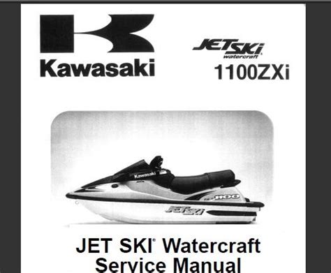 004 1996 2002 Kawasaki Jet Ski 1100ZXi Watercraft Service Repair Manual