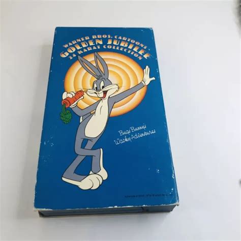 WARNER BROS CARTOONS Golden Jubilee Vhs Video 24 Karat Collection