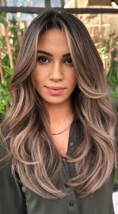 Ways To Wear Spring S Best Hair Colours Ombre Ash Brown Curtain