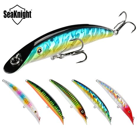 SeaKnight SK024 Minnow Señuelos de Pesca 98mm 9g flotante atraer 5