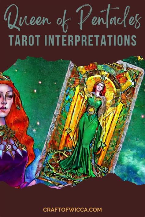 The Queen Of Pentacles Tarot Card Meanings Explained Simply Craft Of