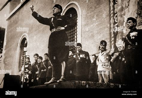 Benito Mussolini Hi Res Stock Photography And Images Alamy