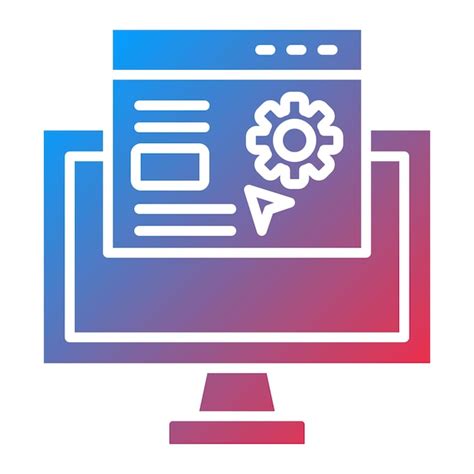 Imagen Vectorial Del Icono De La Configuraci N Del Sitio Web Se Puede