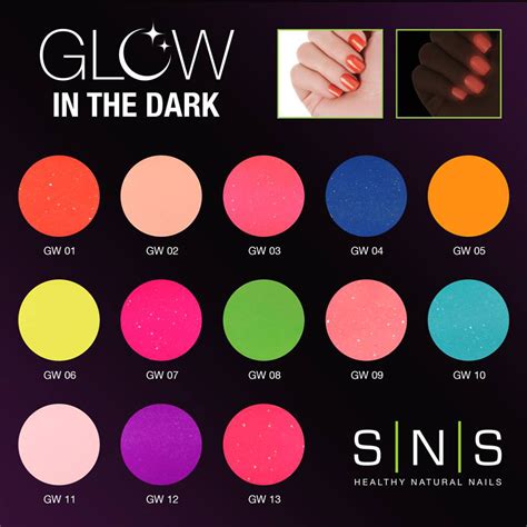 Light Up The Holidays With Glow In The Dark Dip Powders From Sns