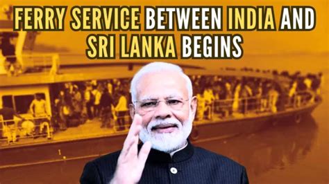 Ferry Services Between Nagapattinam Kankesanthurai In Lanka