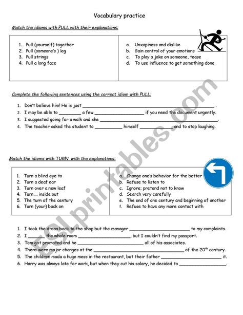 Expand Your Vocabulary Practice Esl Worksheet By Milana