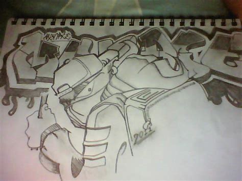 Graffiti Pencil Sketch by MeNaCe87 on DeviantArt