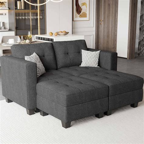 Latitude Run Devom 63 8 Modular Upholstered Sectional Sofa Bed