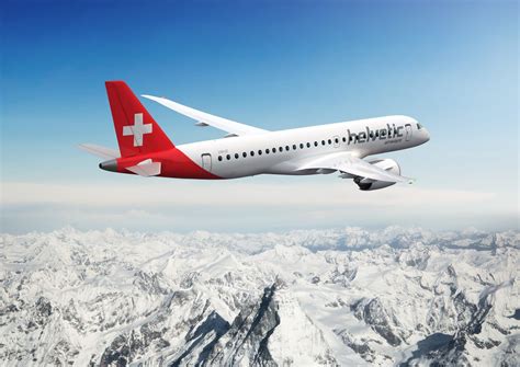 Helvetic Airways Receives Its First Embraer E190 E2 Jet Aviation24 Be