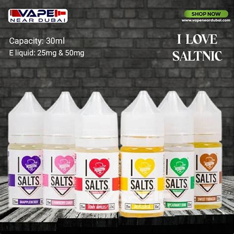 I Love Saltnic 30ml E Juice In Dubai Vape Near Dubai