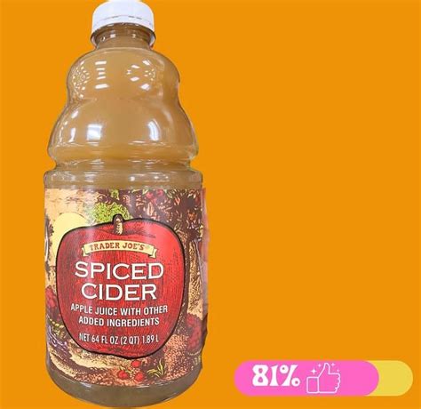 Trader Joe S Spiced Cider Rated 81 Trader Joe S List