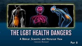 The Lgbt Movement Health Issues The Dangers Of Anal Sex Pdf