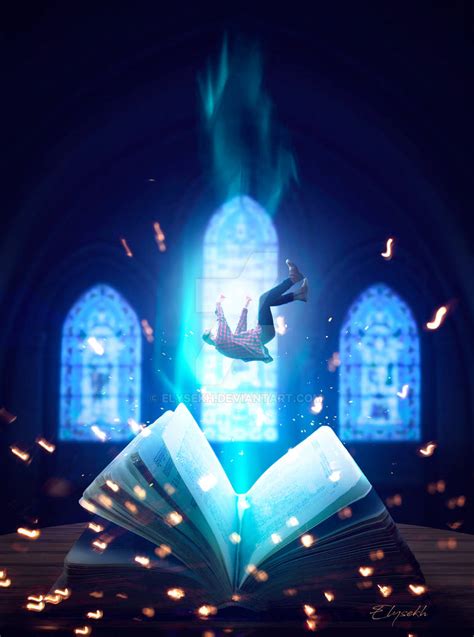 The Magic Book By Elysekh On Deviantart