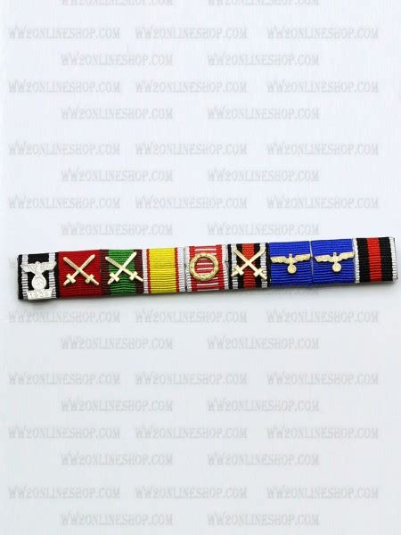 Replica Of Heinrich Otto Ernst Von Knobelsdorff S Ribbon Bar For Sale