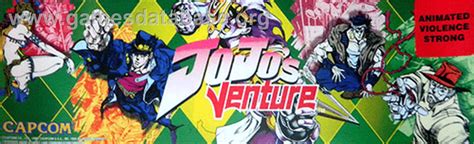 Jojos Venture Arcade Artwork Marquee