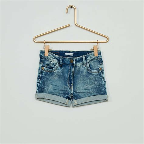 Short En Denim Fille Ans Denim Kiabi