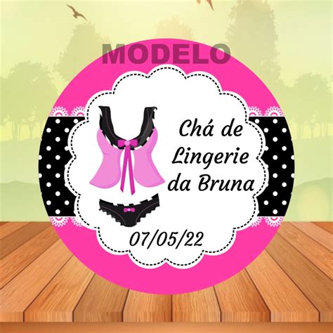 Adesivo Latinha Ch De Lingerie Elo Produtos Especiais