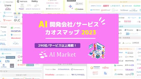 Ai開発会社aiサービスカオスマップ2023 Ai Market