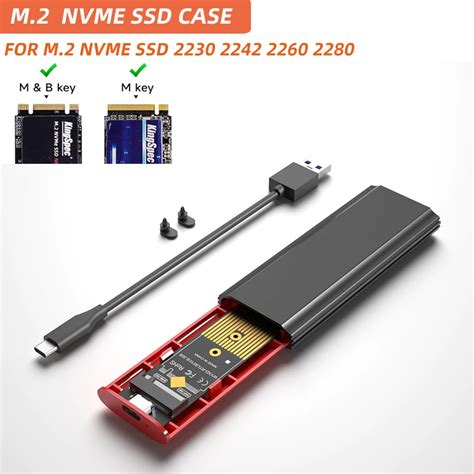 Nvme Ssd Enclosure Adapter Tool Free Usb C Thunderbolt Gb Ngff Sata