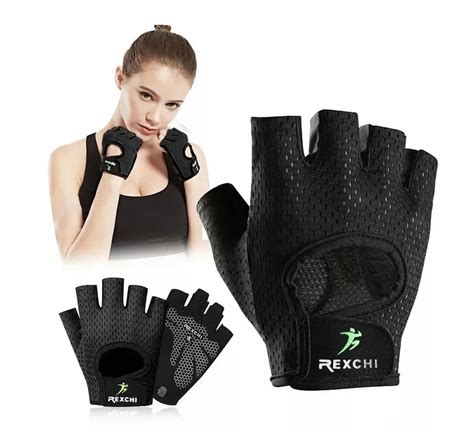 Guantes Rexchi Color Negro Gym T Cticos Pesas Crossfit Gimnasio Unisex