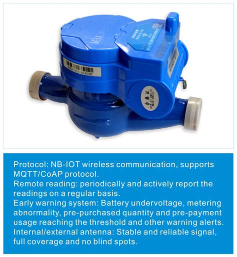 Intelligent Remote Water Meter Amr Nb Iot Mqtt Coap Dn Mm China Data