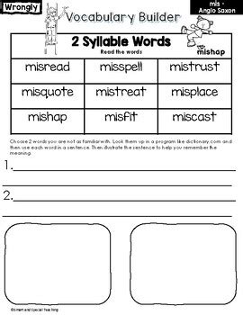 Multisyllable Words Using Morphology Prefixes Orton Gillingham Dyslexia