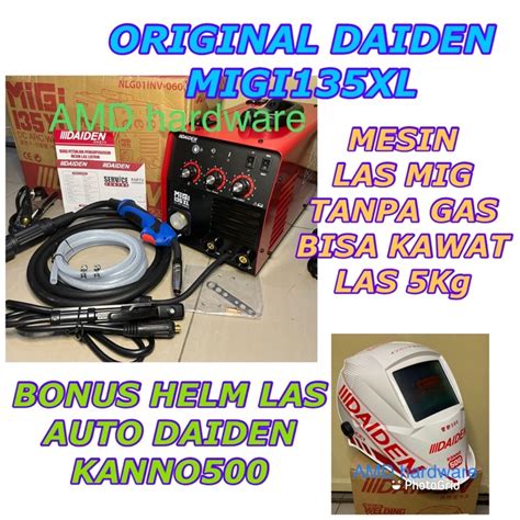 Jual Daiden Migi Xl Mesin Las Mig Tanpa Gas A Flux Core Migi