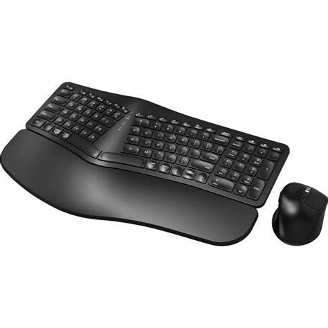 Mk960 Ergonomic Wireless Keyboard Mouse Combo Bluetooth 2 4g Split Design Keyboard With Palm