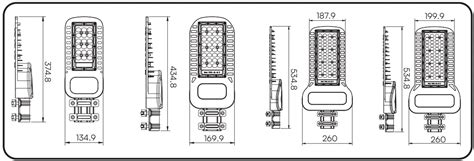 V Tac Vt St Led Slim Streetlight Instruction Manual