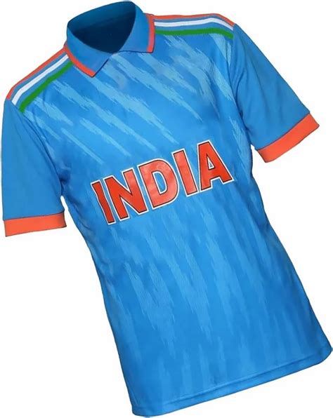 Polyester Indian Cricket Team Jersey Printed Blue At Rs 550 Piece In