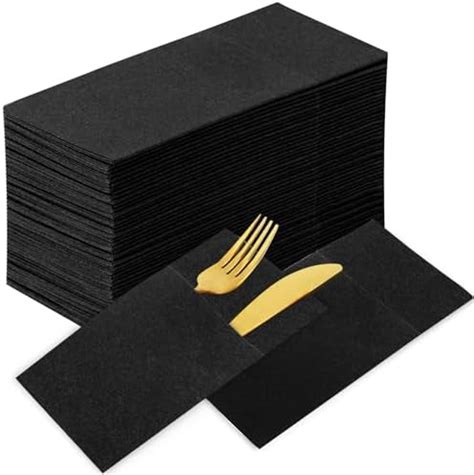 Amazon Kammak White Napkins Disposable Dinner Paper With Pocket