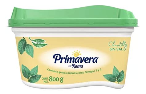 Margarina Primavera Sin Sal 800g MercadoLibre