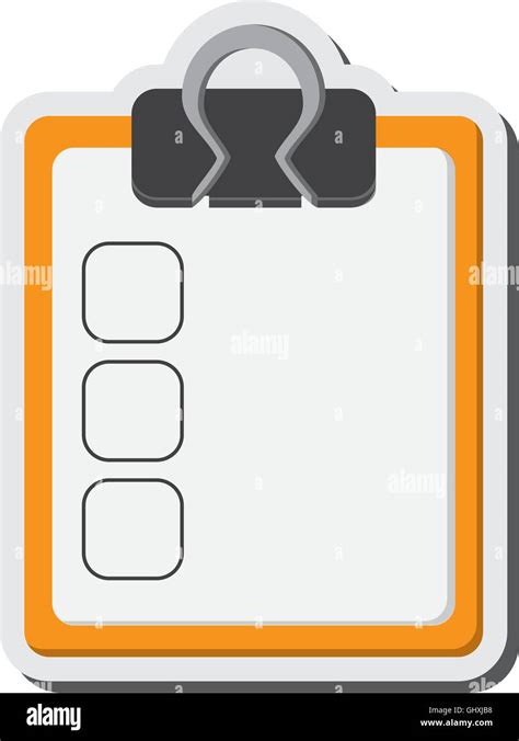 Clipboard With Check List Icon Stock Vector Image Art Alamy